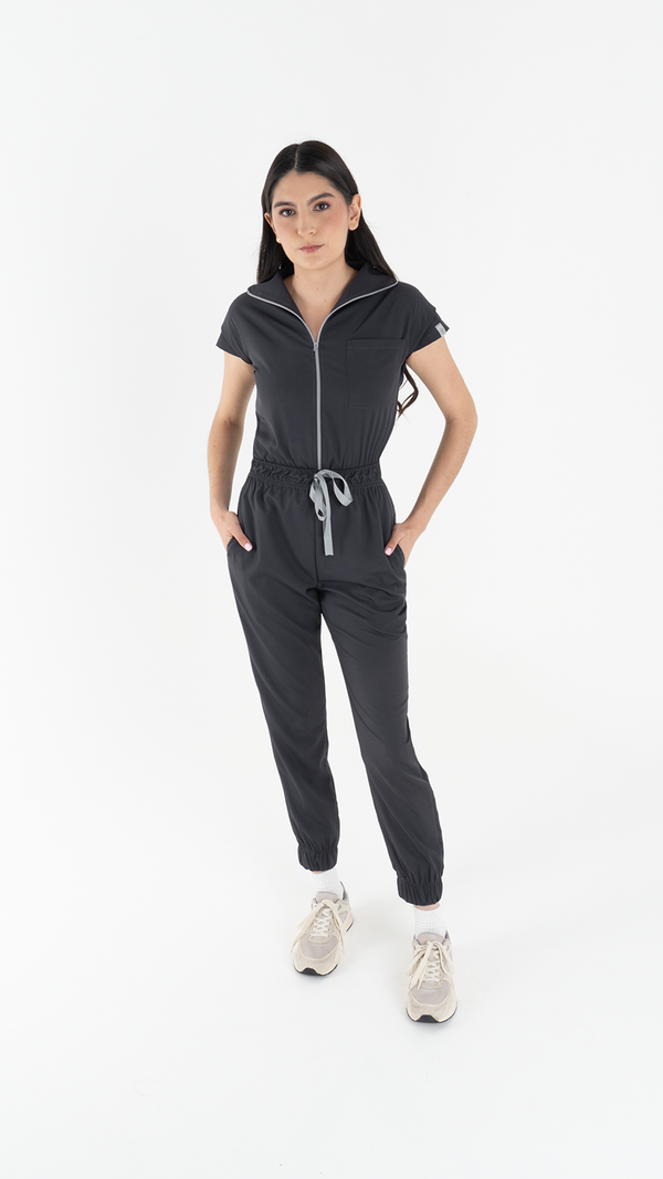 MILA GRIS OXFORD ANTIFLUIDO